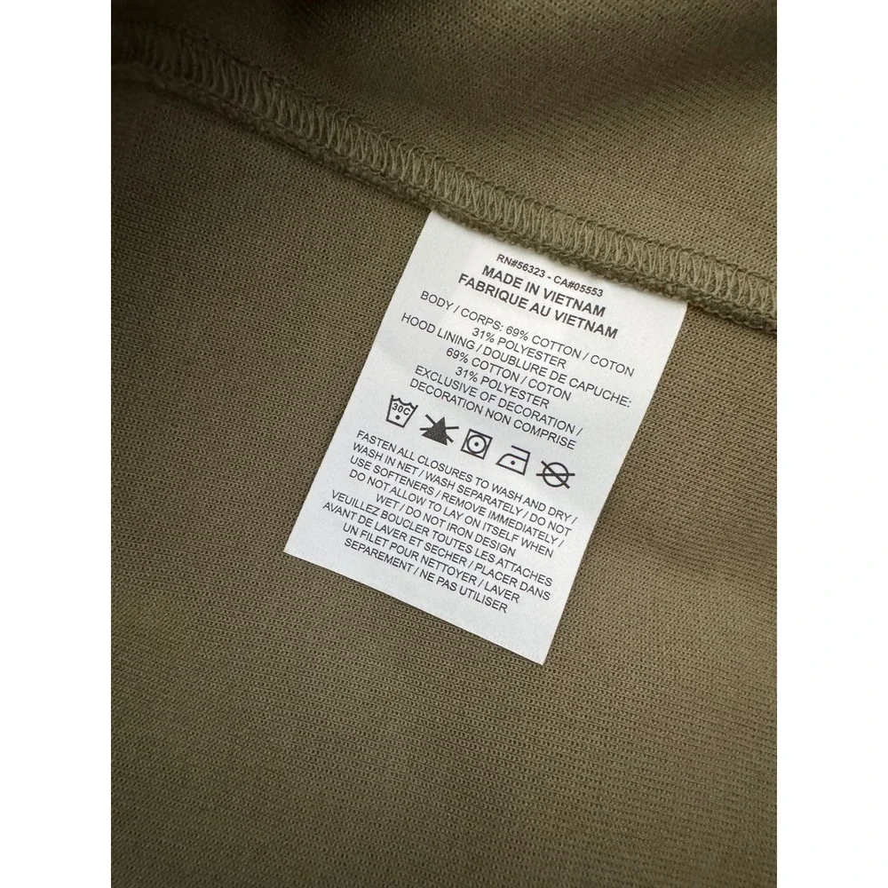 Nike Jordan Sport Full Zip Hoodie Olive Green Activewear‎ Jacket Mens Small NWT